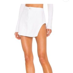 Superdown Abby slit mini skirt